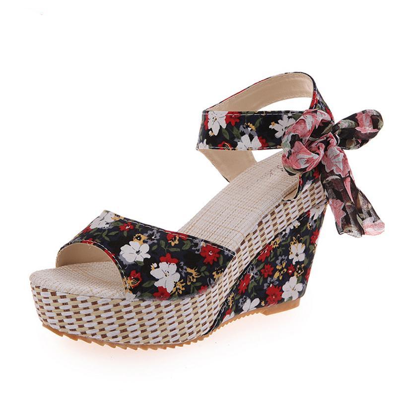 High Heels Wedge Sandals