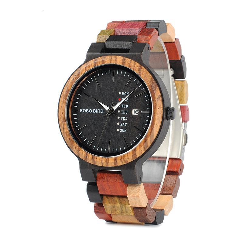 Colorful Wooden Watch for Men
