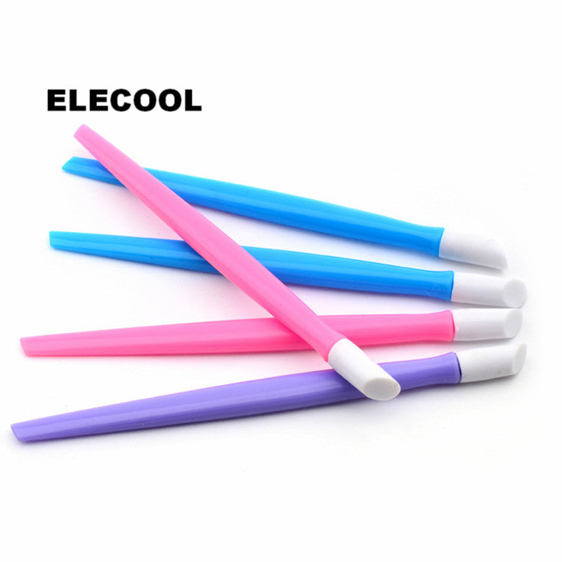 ELECOOL 1PC Sticks Nail Cuticle Pusher Remover Manicure Orange Stick Nail Care Tools Random Color