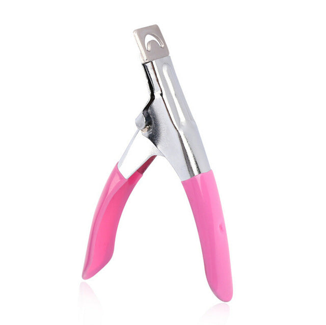 1pcs Professional Nail The Edge Cutter,Acrylic UV GEL False Tips Care  Tool U-shaped Piece Cut Three Shapes Nail Tools