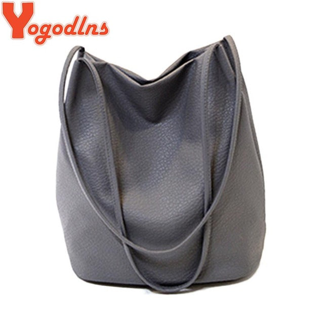Black Bucket Shoulder Bags