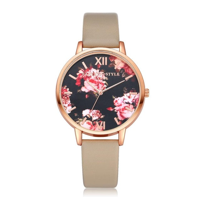 Strap Rose Gold Women Watch