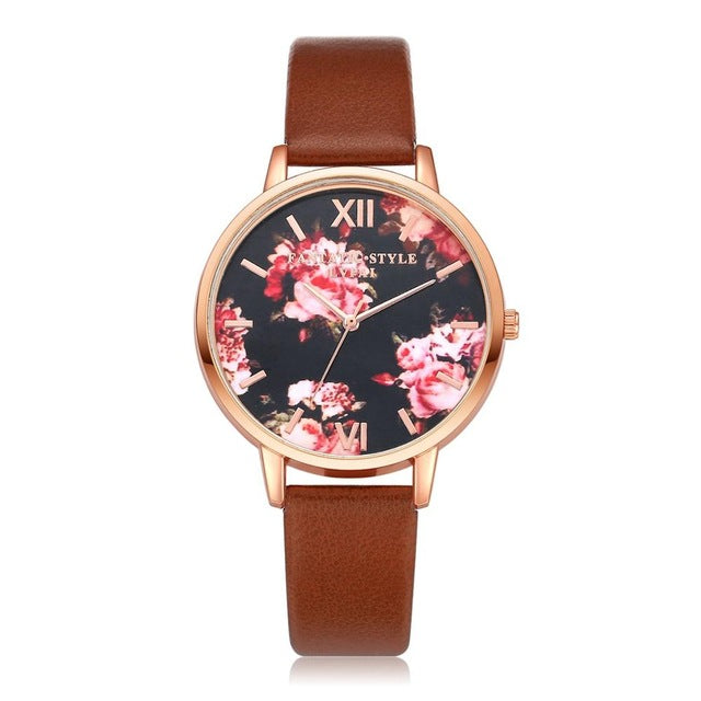 Strap Rose Gold Women Watch