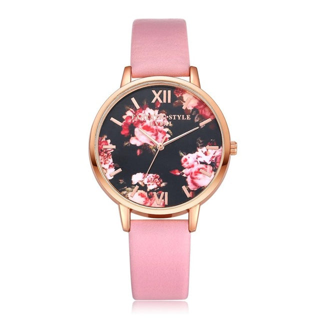 Strap Rose Gold Women Watch