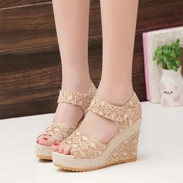 High Heels Wedge Sandals