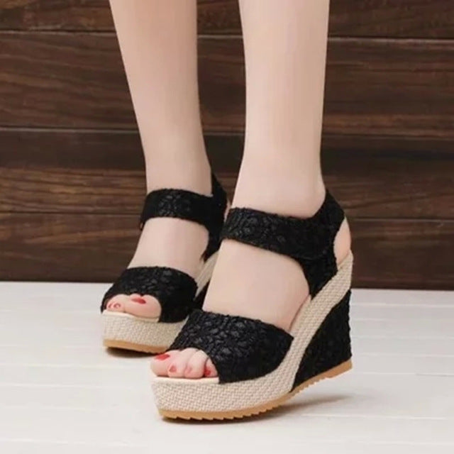 High Heels Wedge Sandals