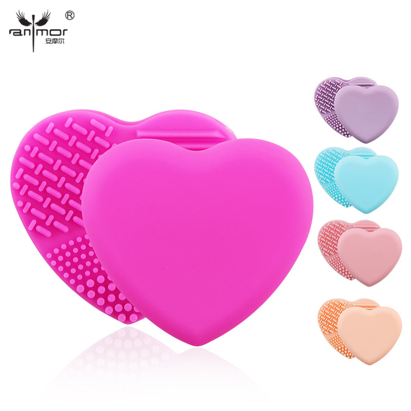 Anmor Lovely Brushegg for Cleaning makeup brushes Hot Silicone Cleaning Tools Lovely Makeup Brush Cleaner HJ01