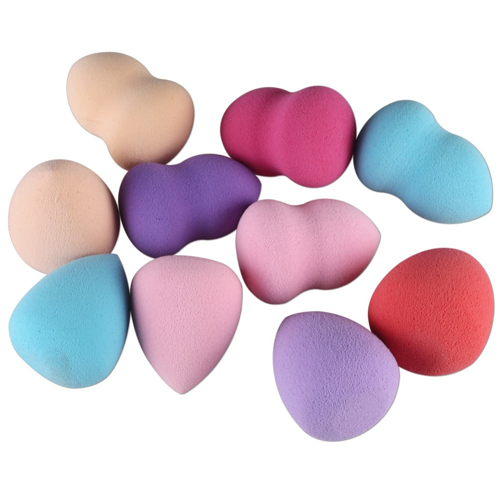 1/4/5/10Pcs Makeup Foundation Sponge Cosmetic Puff Powder Make Up Blender Flawless Facial Beauty Tools Random Color Wholesale
