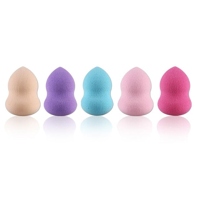 1/4/5/10Pcs Makeup Foundation Sponge Cosmetic Puff Powder Make Up Blender Flawless Facial Beauty Tools Random Color Wholesale