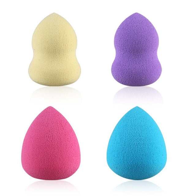 1/4/5/10Pcs Makeup Foundation Sponge Cosmetic Puff Powder Make Up Blender Flawless Facial Beauty Tools Random Color Wholesale