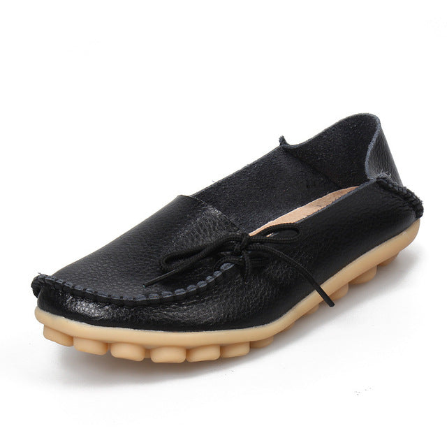 Flats Mother Leather Shoes