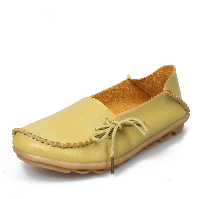Flats Mother Leather Shoes