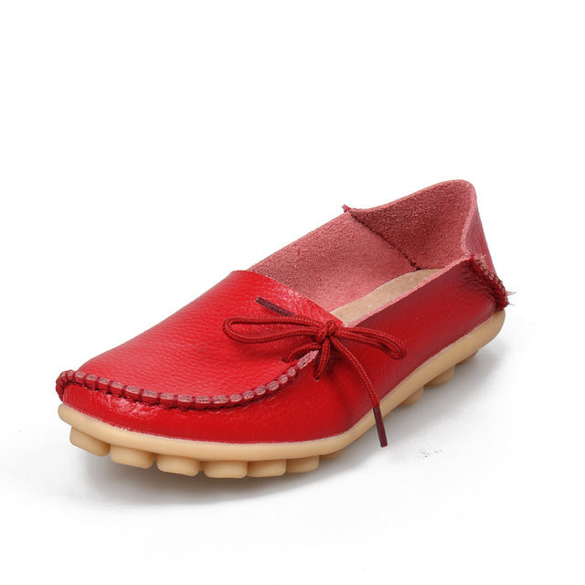 Flats Mother Leather Shoes