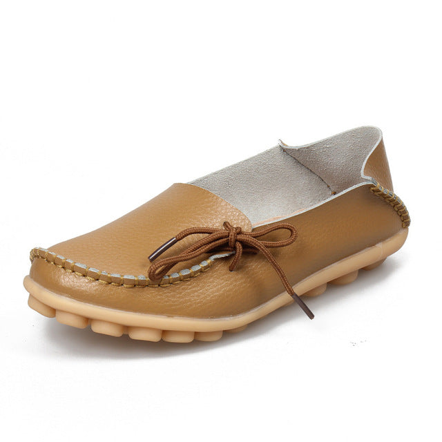 Flats Mother Leather Shoes