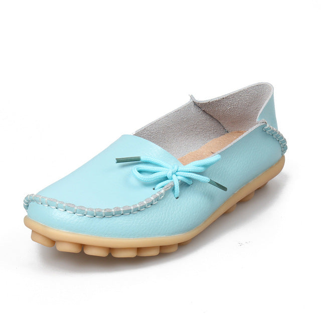 Flats Mother Leather Shoes