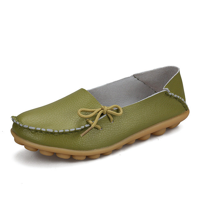 Flats Mother Leather Shoes