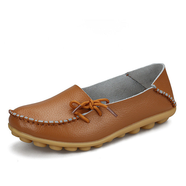 Flats Mother Leather Shoes
