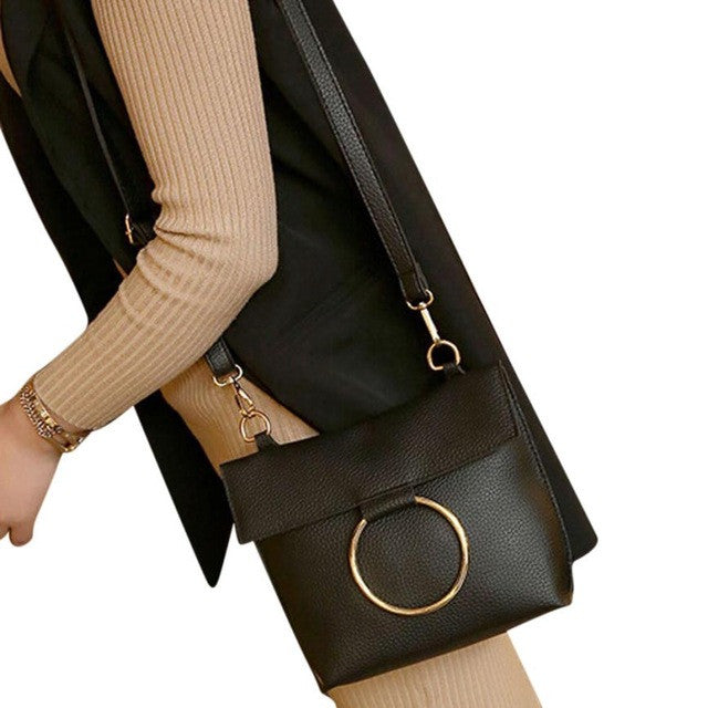 women Hoop Leather Bags