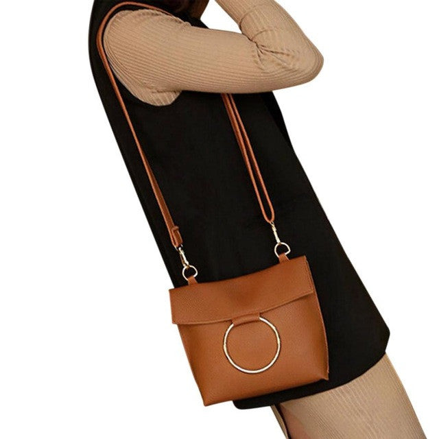 women Hoop Leather Bags