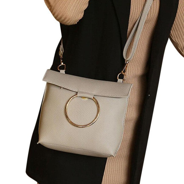 women Hoop Leather Bags