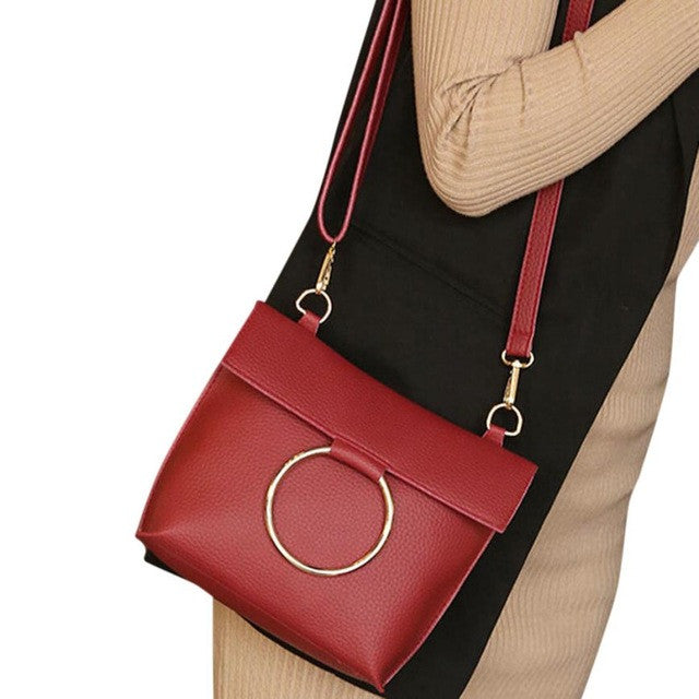women Hoop Leather Bags
