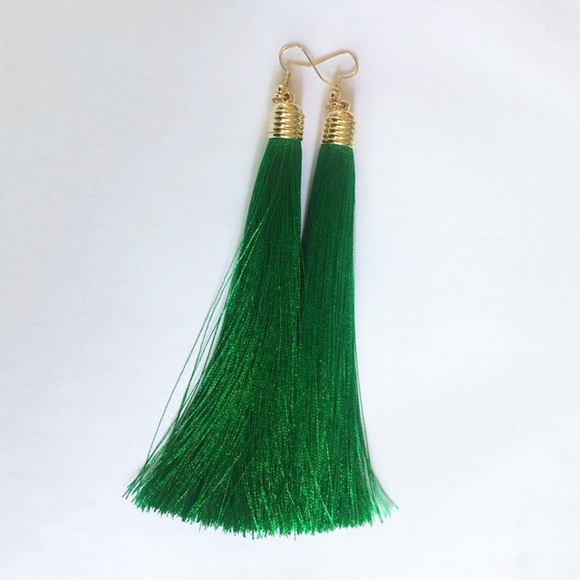 Long Tassel Earrings