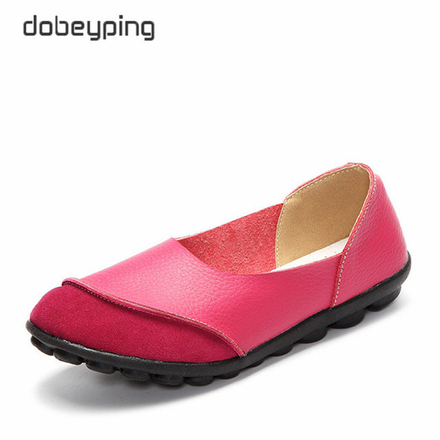 Genuine Leather Female Flats
