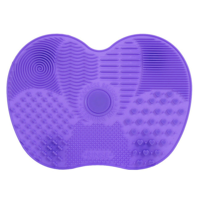 Silicone Brush Cleaner Mat Washing Tools for Cosmetic Make up Eyebrow Brushes Cleaning Pad Scrubber Board Makeup Clean Dropship