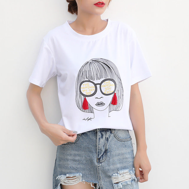 Casual White T Shirt