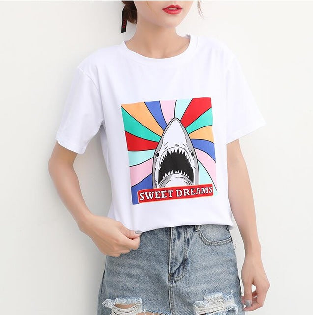 Casual White T Shirt