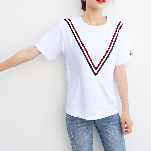 Casual White T Shirt
