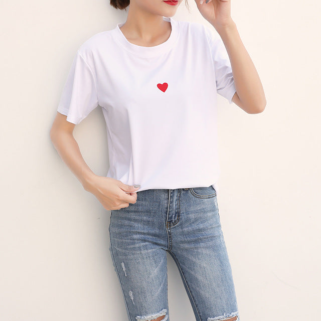 Casual White T Shirt