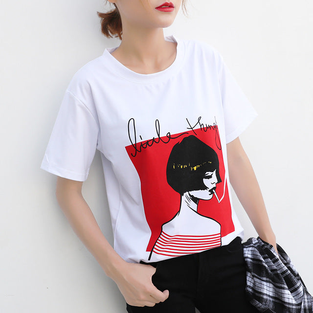 Casual White T Shirt