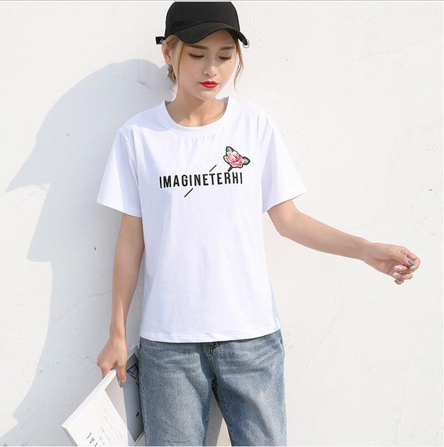 Casual White T Shirt