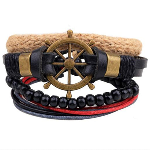Fashion leather bracelet