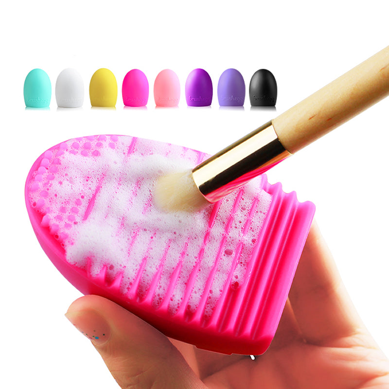 CLAVUZ Makeup Brush Cleaning Washing Tools Board Cosmetics Makeup Brushes Scrubber Board Washing Cosmetic Brush Cleaner Tool
