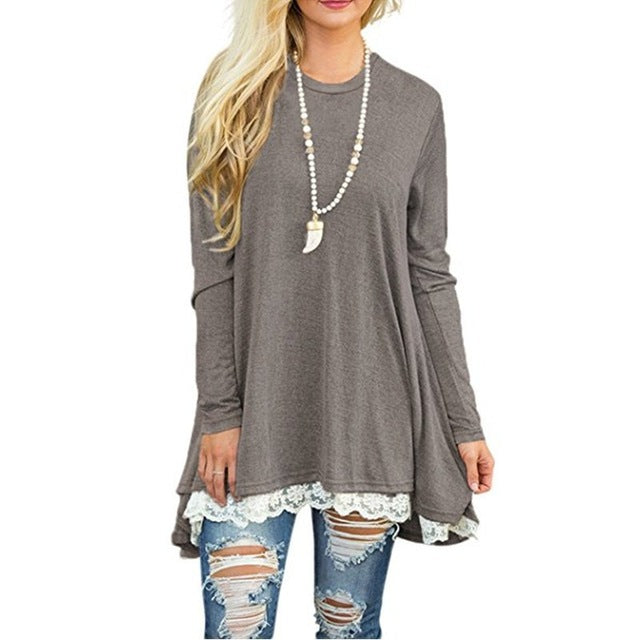 Basic Lace Up Shirt
