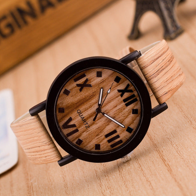 Wooden Quartz Men Watches