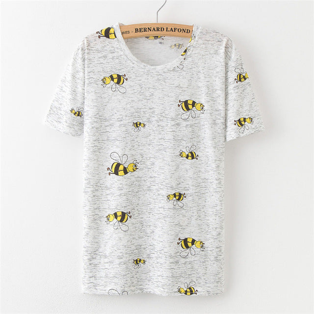 Fruit Print Pineapple T-Shirt