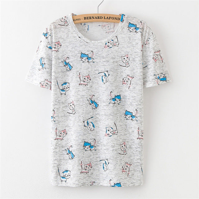 Fruit Print Pineapple T-Shirt