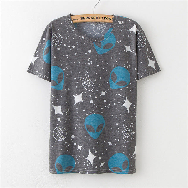 Fruit Print Pineapple T-Shirt