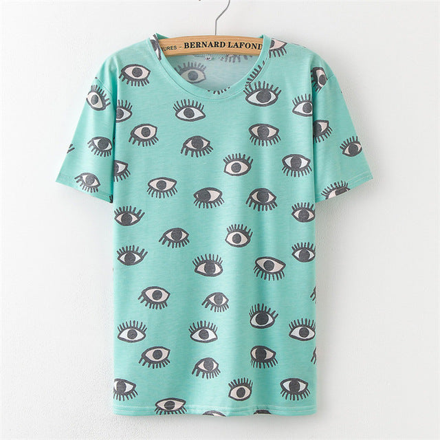 Fruit Print Pineapple T-Shirt
