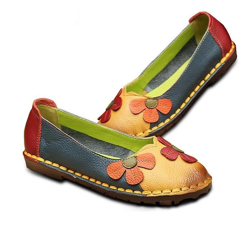 Mix Color Flat Shoes