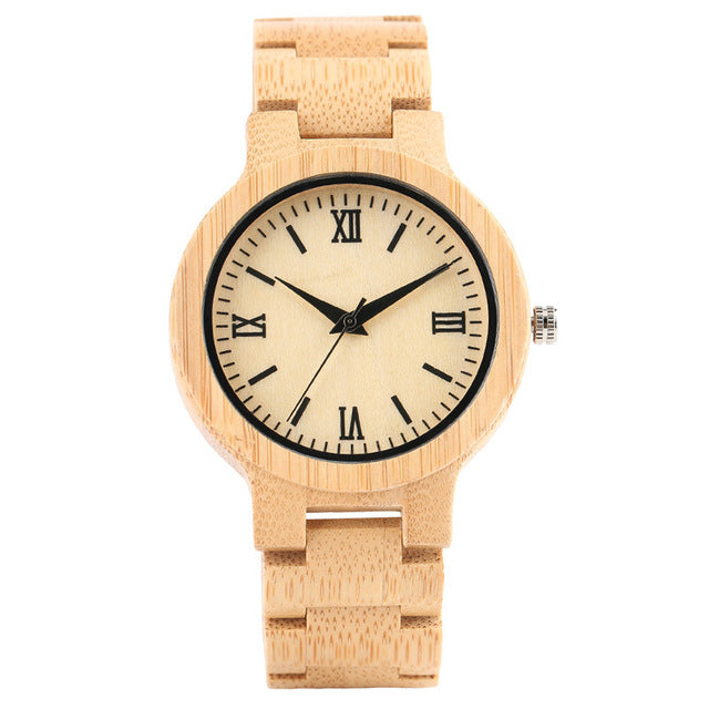 Wood Bamboo Watch  Women