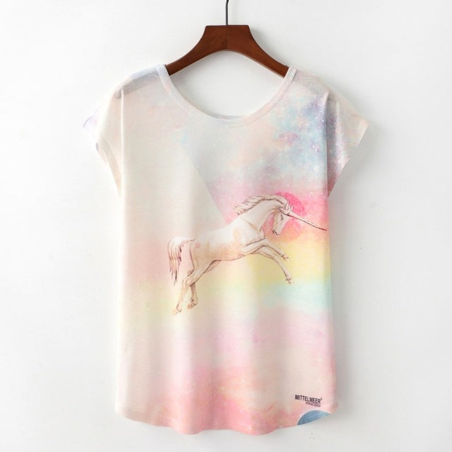 Nice Cat Print Tshirt