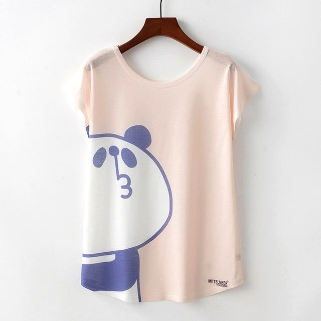 Nice Cat Print Tshirt