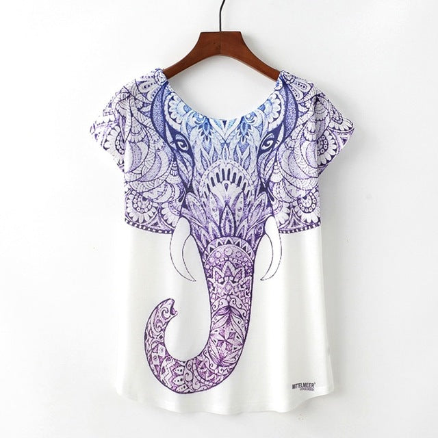 Nice Cat Print Tshirt