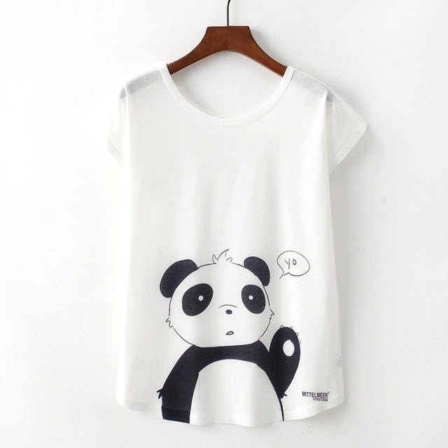 Nice Cat Print Tshirt
