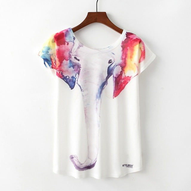 Nice Cat Print Tshirt