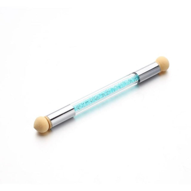 1pc Nail Brush Set Women Nail Care Glitter Powder Picking Dotting Gradient Pen Brush Sponge DIY Professional Nail Art Tools